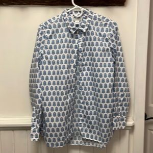 Garnet Hill woodblock print shirt